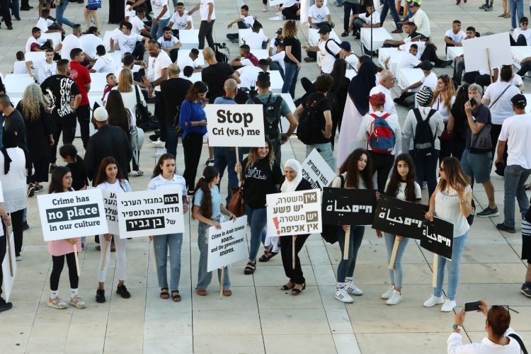 Arabs Protest Violence Against Women in Their Communities photo by tps