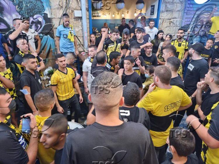 Beitar Jerusalem’s fans in a show of force