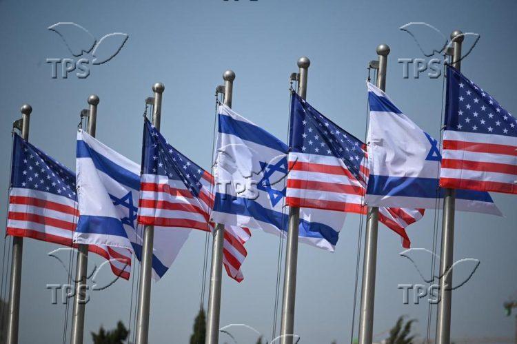 US-Israel flags
