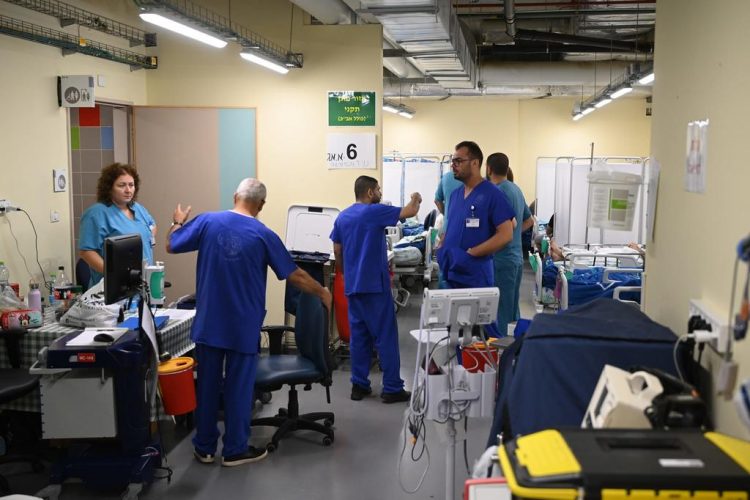 The underground emergency department in the Western Galilee Hospital
