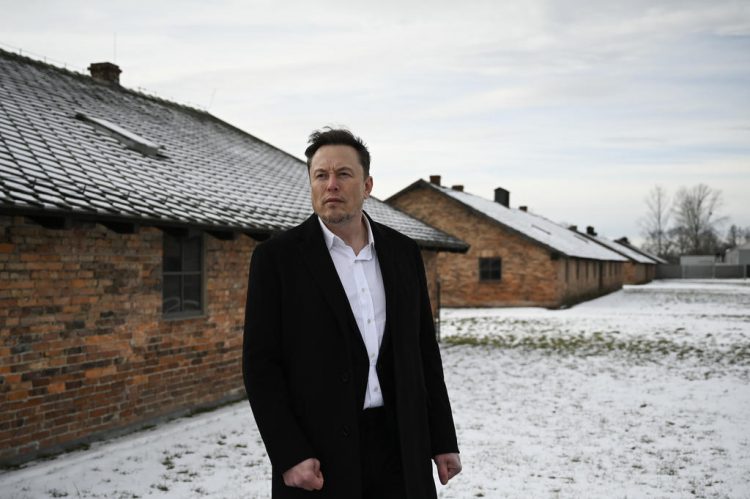 Tesla CEO, Elon Musk, visits the site of the Auschwitz-Birkenau death camp
