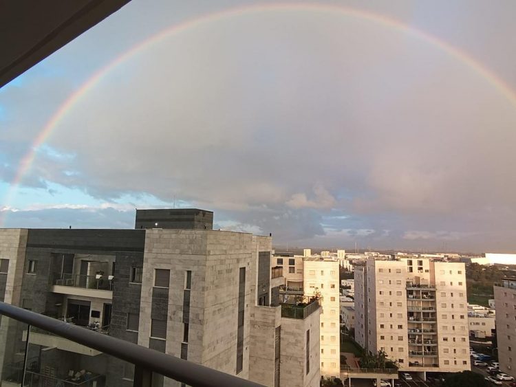 Rainbow Over Pardes Hanna
