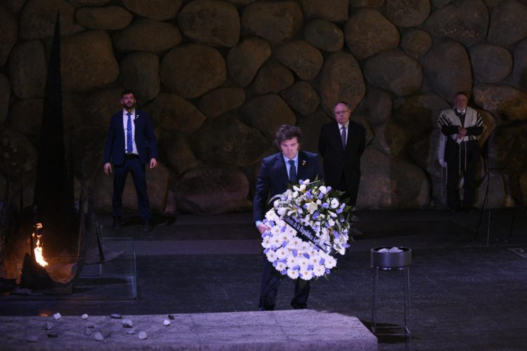 President of Argentina Javier Milei Visits Yad Vashem