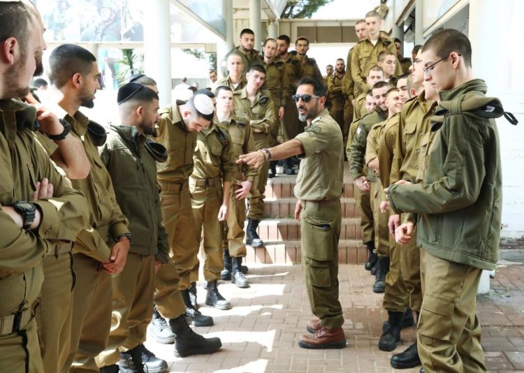 Defense Minister Yoav Galant meets with new IDF inductees