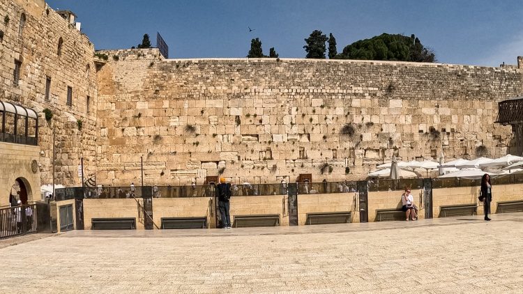 The Western Wall in the Old City of Jerusalem