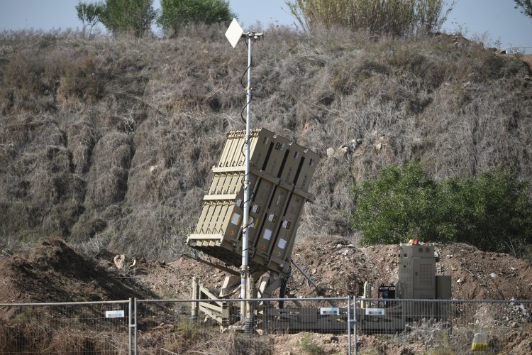 Iron Dome batteries during Operation Swords of Iron