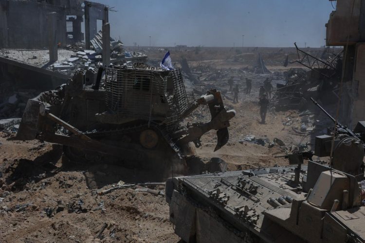 Israeli Military operates in the Rafah sector