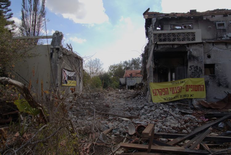 Sights of destruction in Kibbutz Be’eri one year after Hamas’ Oct. 7 attack