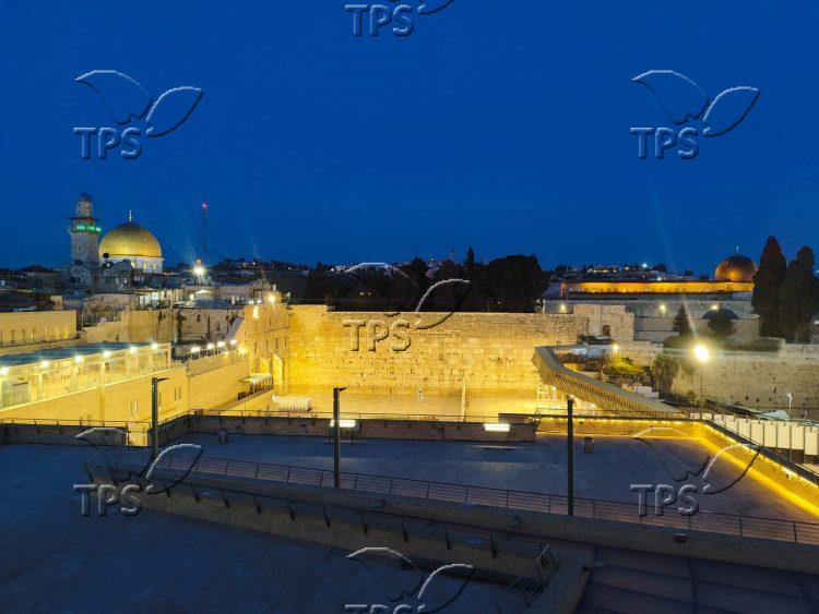 The Western Wall on the fourth day of “The Lion’s Roar” operation